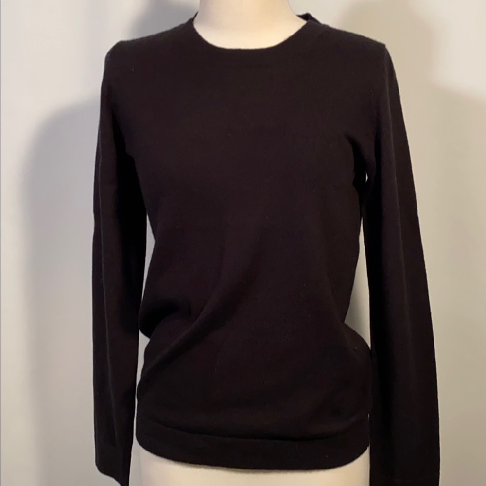 NWT J Crew black crew swtr S